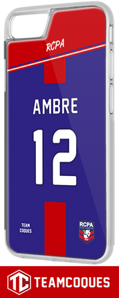 Coque amateur rugby RCPA PONT-AUDEMER personnalisable - TEAMCOQUES