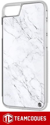 Coque design MARBRE BLANC - TEAMCOQUES