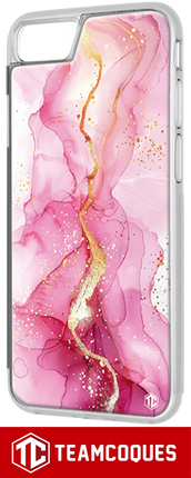 Coque design PAILLETTES ROSE 2 - TEAMCOQUES