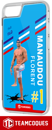 Coque joueur FLORENT MANAUDOU NATATION JO - TEAMCOQUES