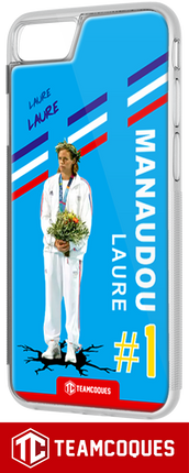 Coque joueur LAURE MANAUDOU NATATION JO - TEAMCOQUES