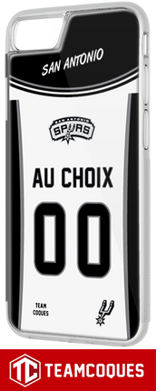 Coque basket NBA SAN ANTONIO SPURS personnalisable - TEAMCOQUES