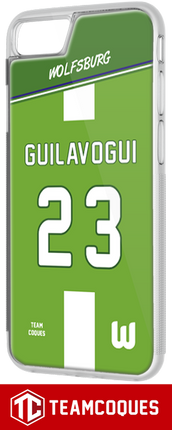 Coque foot WOLFSBURG - flocage 100% personnalisable - iPhone smartphone - TEAMCOQUES